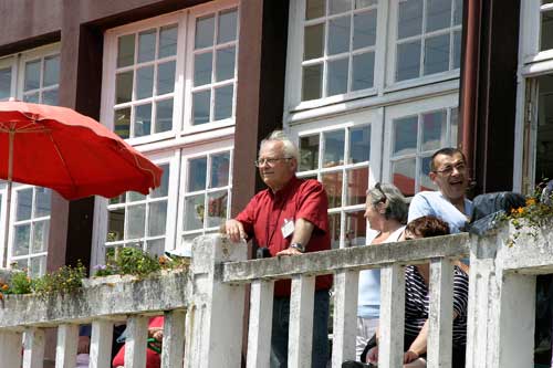 du haut de ce balcon...
